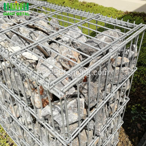 Caja galvanizada soldada con piedra de la caja de Gabion